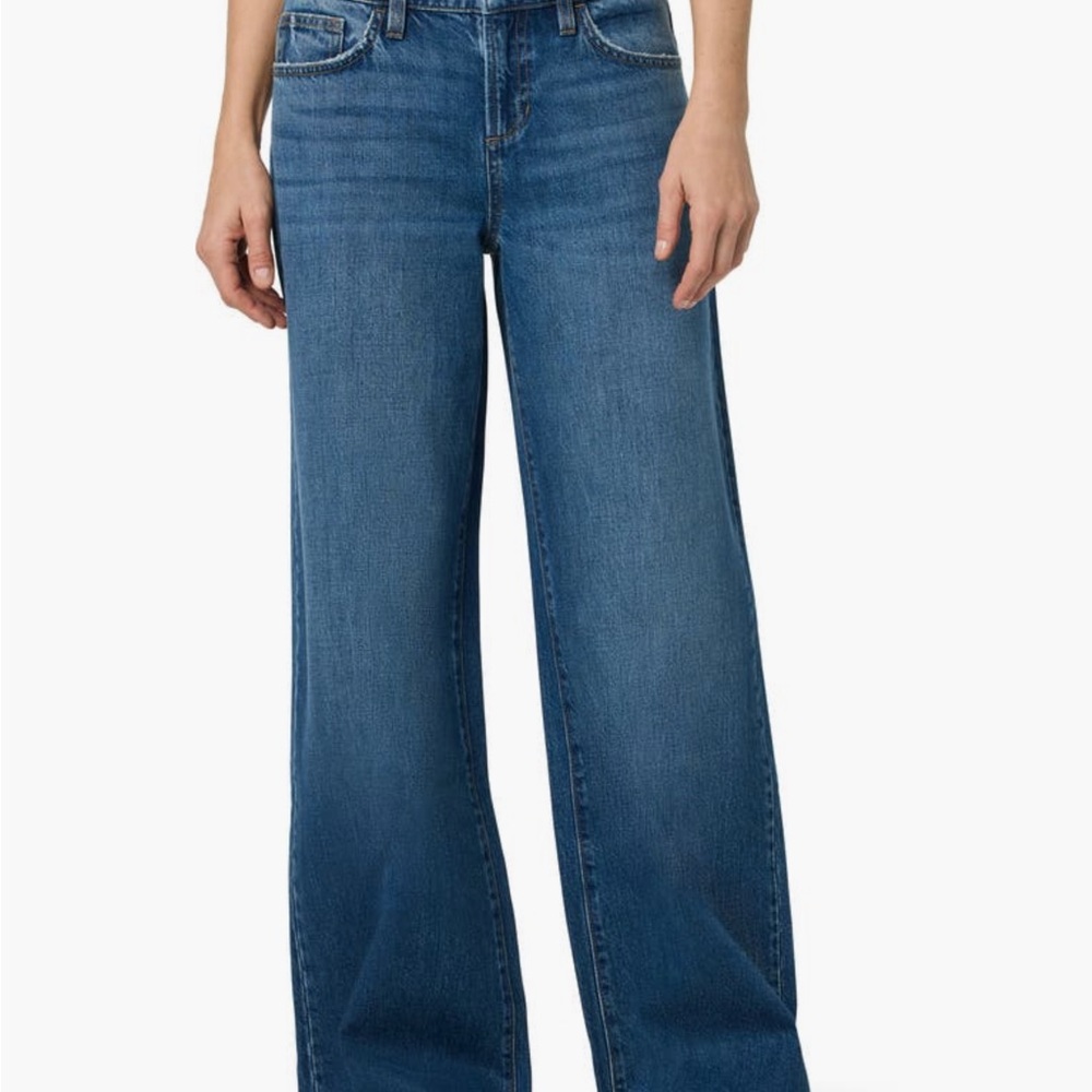 Joe's Jeans Dark Blue Wide-leg Denim Jeans Tokyo Size 29 NWT
